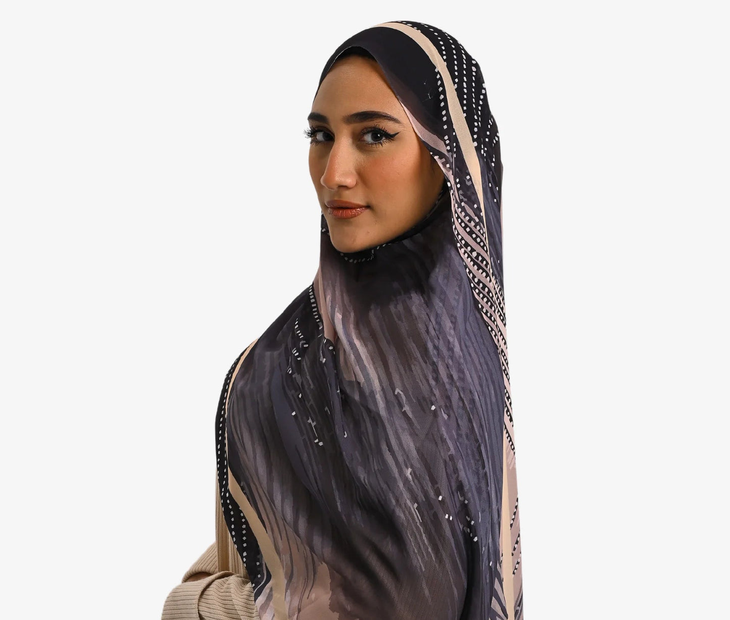 "Fluid Motion" Chiffon Scarf