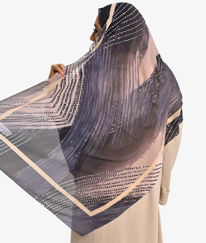 "Fluid Motion" Chiffon Scarf