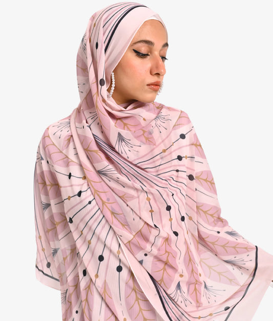 "Mandala Dreams" Chiffon Scarf